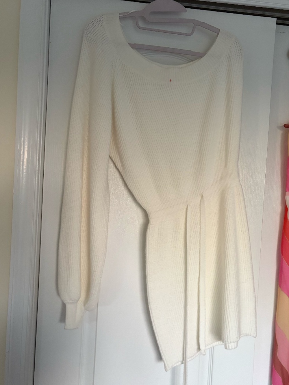 Beige Botany Sweater Dress